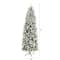7ft. Pre-Lit Flocked Montreal Fir Artificial Christmas Tree, Warm White LED Lights